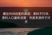 藏在时间线里的真相：黑料不打烊、黑料入口最新进展：热度来源终于对齐